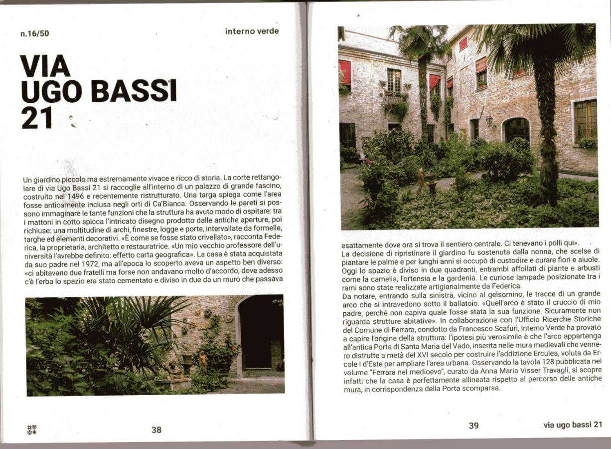 Il Giardino Segreto Lejlighed Ferrara Eksteriør billede